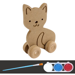 BS12 Coloring Kit Toy Cat - Thumbnail