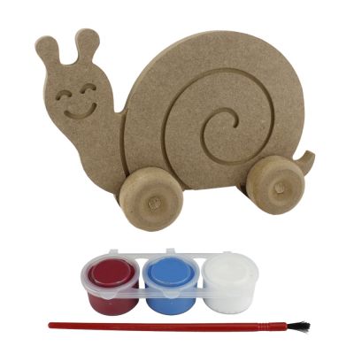 BS26 Wood Painting Set Snail