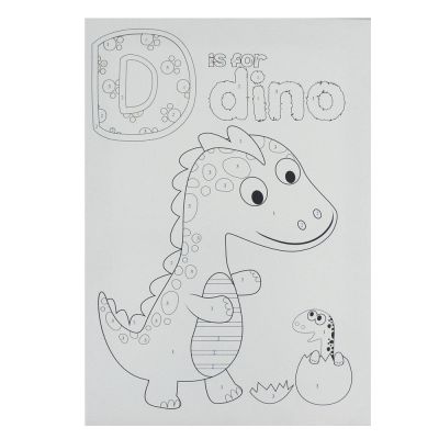 BTS2 Painted Canvas Number Set 25x35 Dino