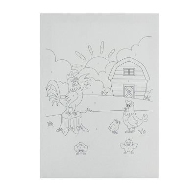 BTS6 Painting Canvas No. Set 25x35 Rooster Farm