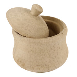 CG57 Natural Wood Pots - Thumbnail
