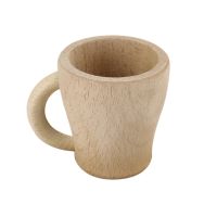 CG58 Natural Wood Tea Cup - Thumbnail