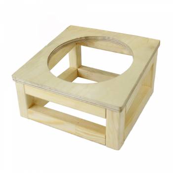 PS30 Natural Wood Single Food Container