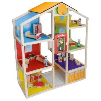  - EV19 Wooden Dollhouse With Elevator