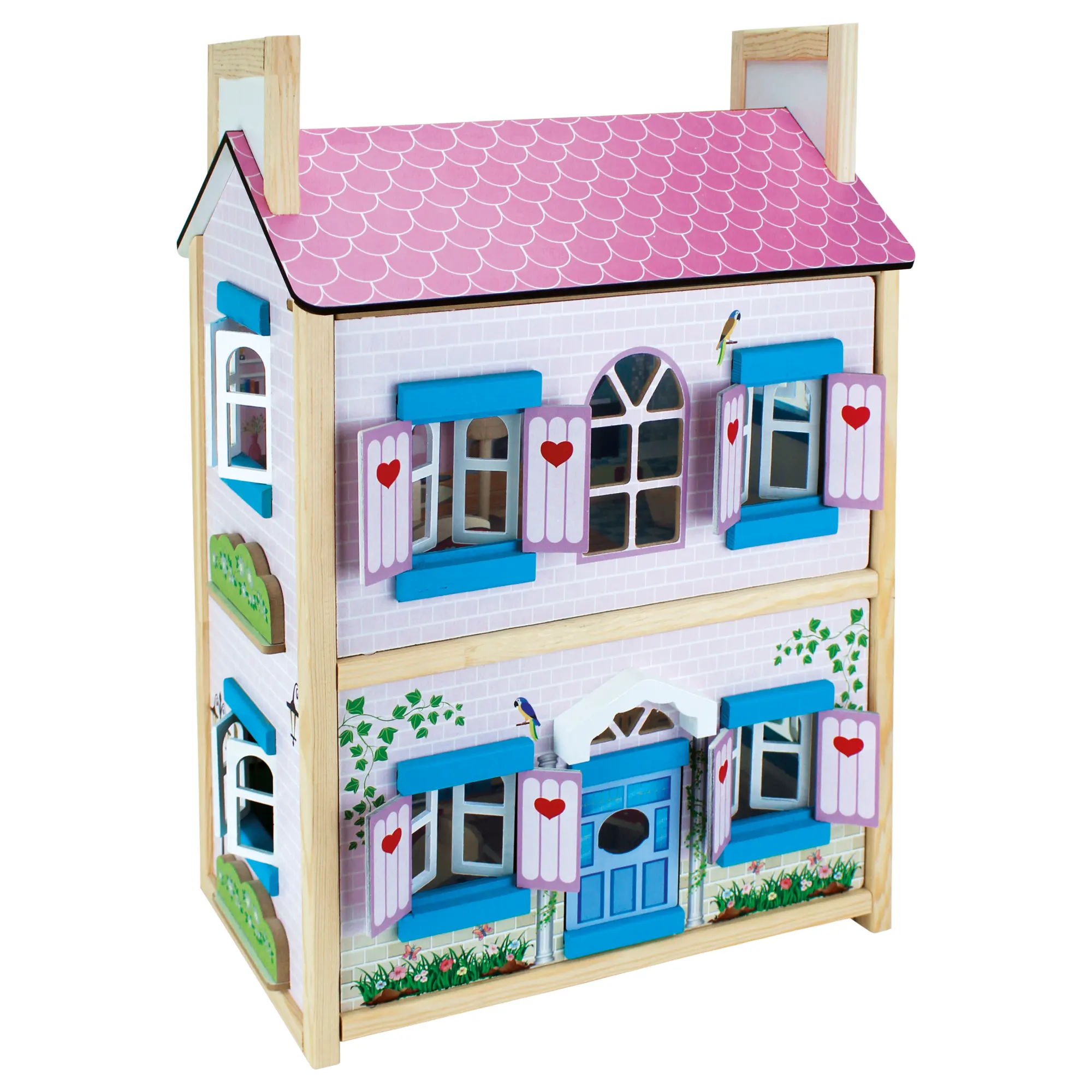 Toysilla - EV27 Wooden Dollhouse