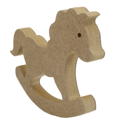 F11 Rocking Horse Figure Trinket Wooden Object