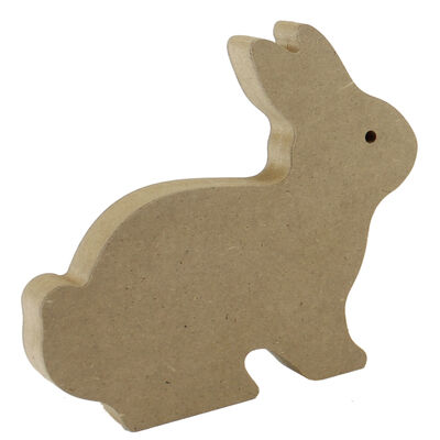 F16 Rabbit Figure Trinket Wooden Object
