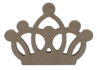  - F24 Princess Crown Figure Trinket Wooden Object