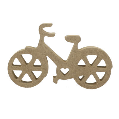  - F26 Wood Bicycle Figure Biblo Wood Object