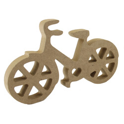 F26 Wood Bicycle Figure Biblo Wood Object - Thumbnail