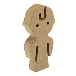 F87 Wood Boy Figure - Thumbnail