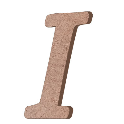  - H11 I Letter Trinket Wood Object