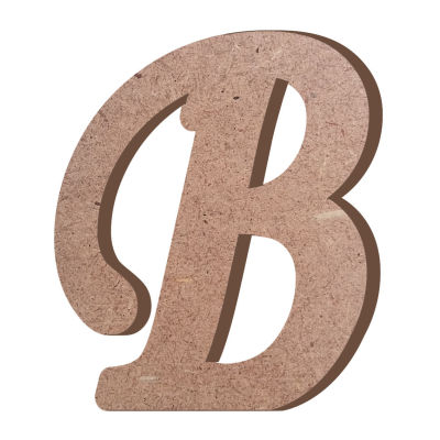  - Hr2 B Letter Trinket Wood Object