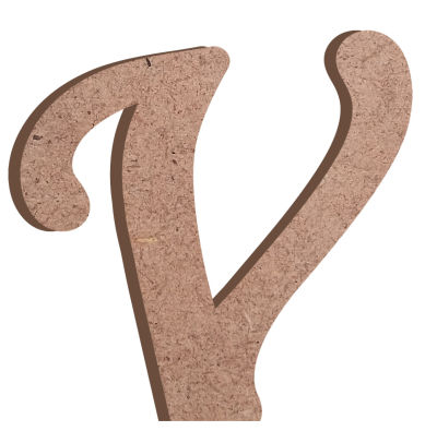Hr27 V Letter Trinket Wood Object