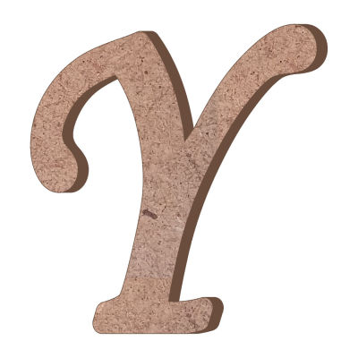  - Hr28 Y Letter Trinket Wood Object