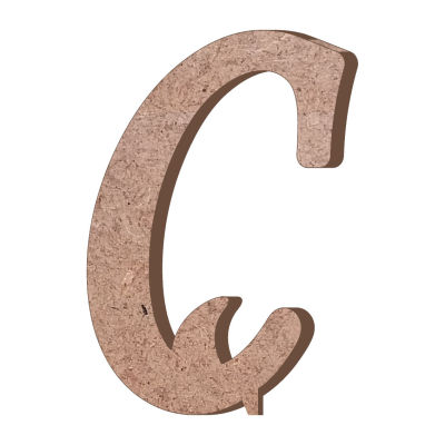 - Hr4 Letter Trinket Wood Object