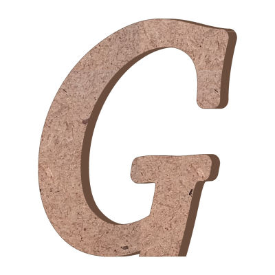  - Hr8 G Letter Trinket Wood Object