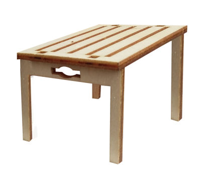  - MY1 Miniature Village Table Wood Object