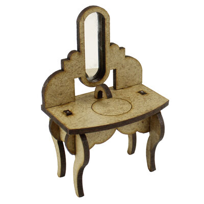  - MY10 Miniature Tap Mirror Mirror With Mirror Wood Object