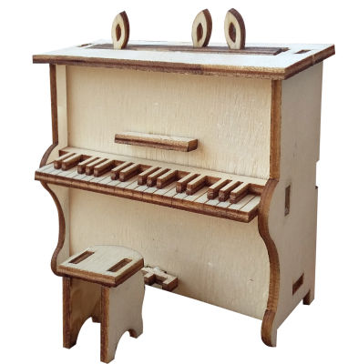 MY40 Miniature Piano Wood Object