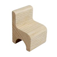 MY88 Natural Wood Miniature Chair - Thumbnail