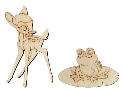  - O13 Ceylan Frog Set Package Ornamen Wood Object