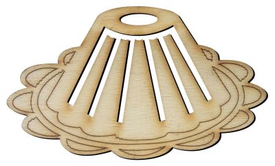  - O26 Cupcake Plate Package Ornamends Wood Object