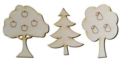  - O89 Pine Apple Tree Wood Object