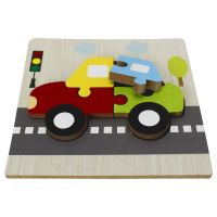 T5002 Wooden Puzzle Car - Thumbnail
