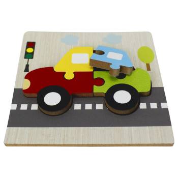 T5002 Wooden Puzzle Car