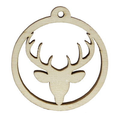 YB46 Christmas Ornament Deer Head